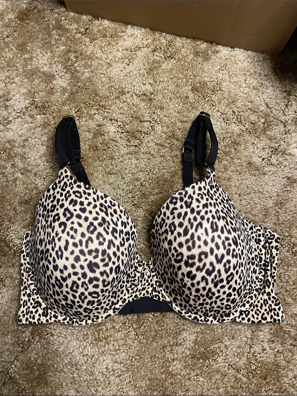 JoySpun Leopard Print Bra Size 38D